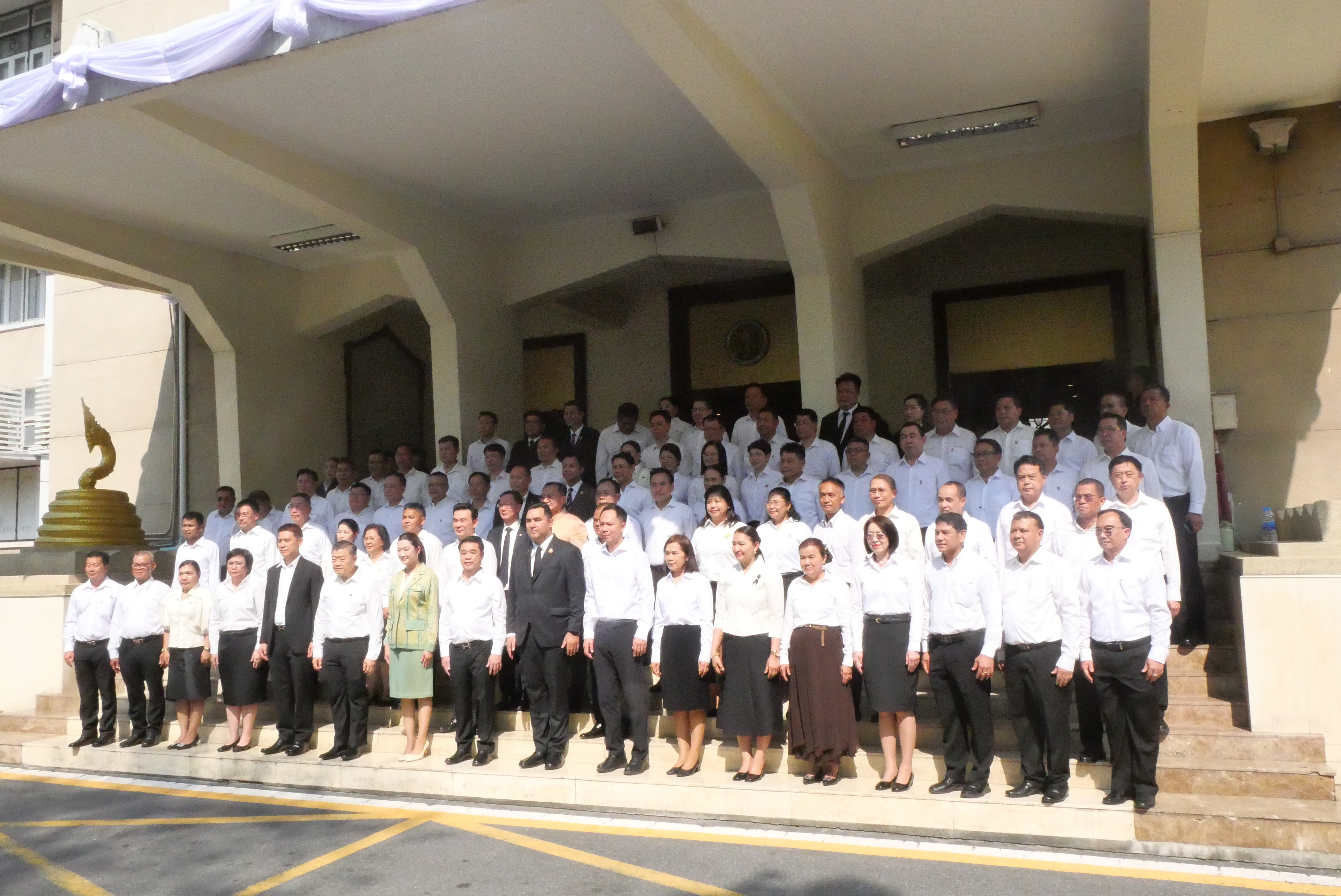 title - คณะผู้บริหาร ส.ป.ก. ร่วมพิธีสักการะสิ่งศักดิ์สิทธิ์ประจำกระทรวงเกษตรและสหกรณ์ ในโอกาสเข้ารับตำแหน่งของรัฐมนตรีว่าการกระทรวงเกษตรและสหกรณ์ และรัฐมนตรีช่วยว่าการกระทรวงเกษตรและสหกรณ์ 